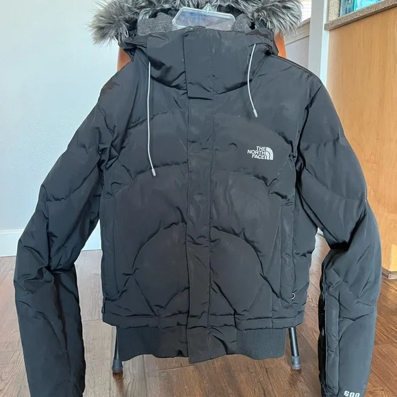 The North Face Prodigy 600 Down Black Parka. Size Medium - Picture 1 of 4